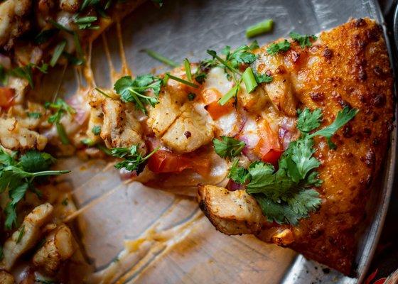 Butter Chicken Pizza