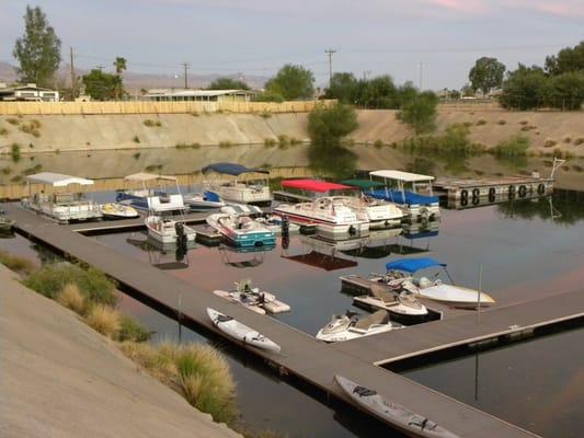 boats in the marina