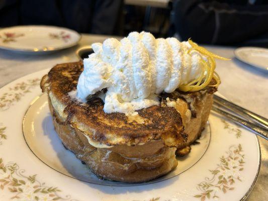 Orange cream French toast