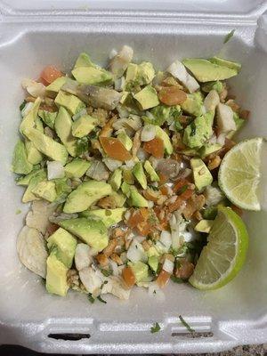 Ceviche mixed