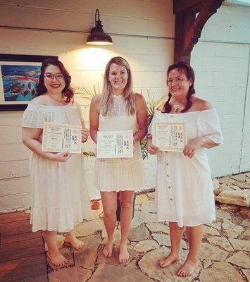 Reiki Level One Graduates