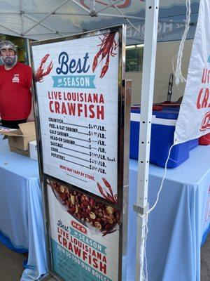 Crawfish Boil! Seasonal-for short time only!