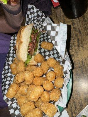 BLT and tater tots