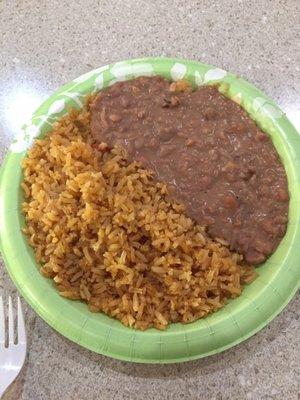 Rice and beans side dish $1.50/each