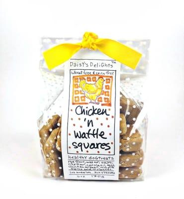 Chicken N Waffle Squares - wheat/corn free - 6 oz bag $7