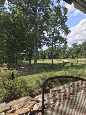 Breezy and sunny, perfect weather for golfing!