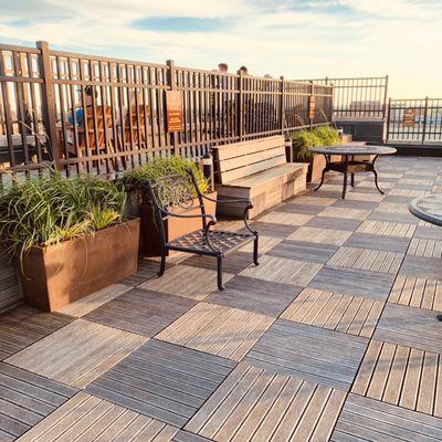 Rooftop deck and viewing step Up platform