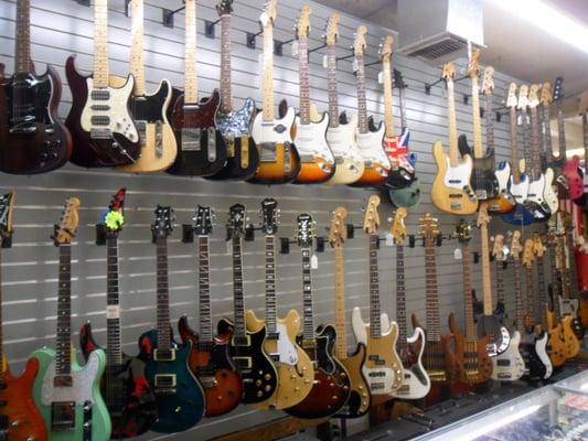 We have tons of guitars!