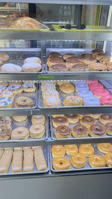 Variety of donuts