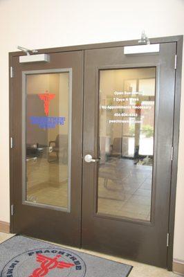 Peachtree Immediate Care - Decatur interior suite door