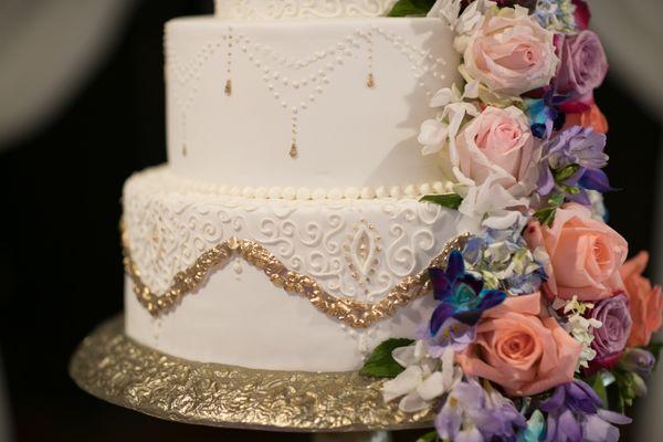 Detail of my wedding cake.