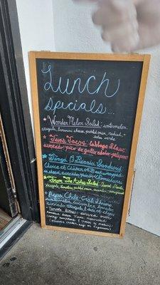 Lunch Special board