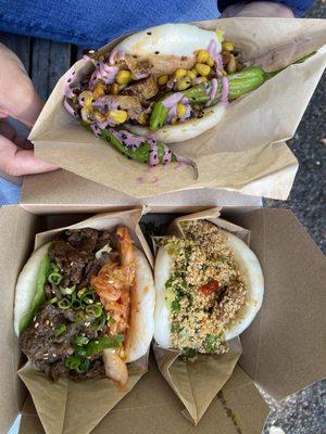 The three main bao buns. Do not miss any of them.