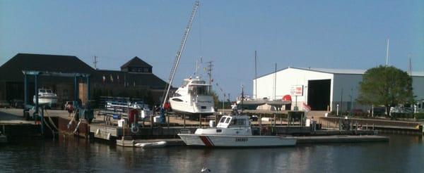 Pugh Marina (with Sheriff boat)