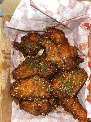 Soy Garlic Spicy Wings 10pc