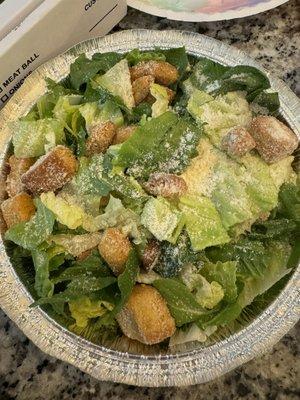 Meh Caesar salad