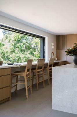 Kitchen Remodel: Counter Stools Furniture, Interior Design, Encinitas, California. Organic Modern
Photography by Charlotte Lea Photography