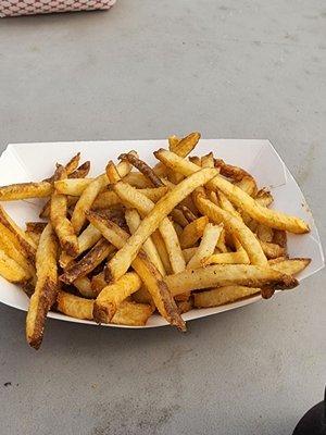 Hand cut fries