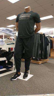 Tall, Dark and Handsome wears Under Armour outfit