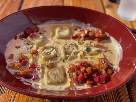 Roasted short rib ravioli