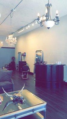 Interior of Charmed Salon in Roseville