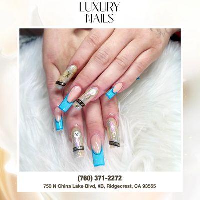 Nail art that adds joy to your day! 
Choose your design, and let us bring it to life.  
Book now for nails that wow! "