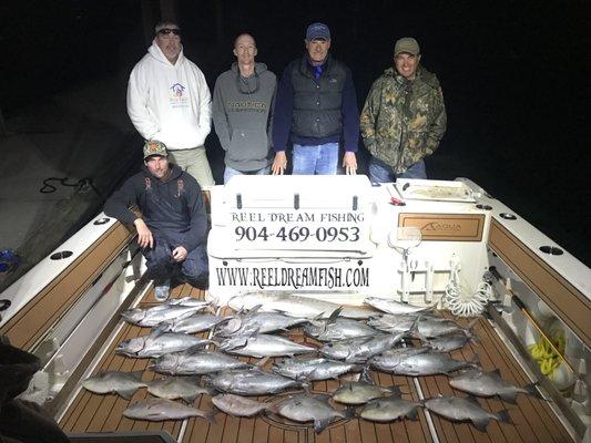 14 tunas on a 12 hour trolling trip