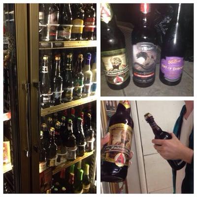 A TINY peek of their beer selection