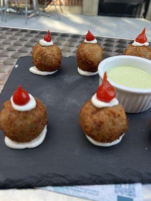 Beef rib croquettes