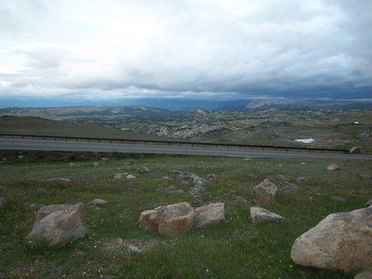 Driving the Beartooth Scenic Highway