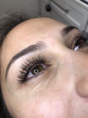 Classic Full Set $120. Unlimited lash count, 1 extension adhered to 1 natural lash. The most natural look