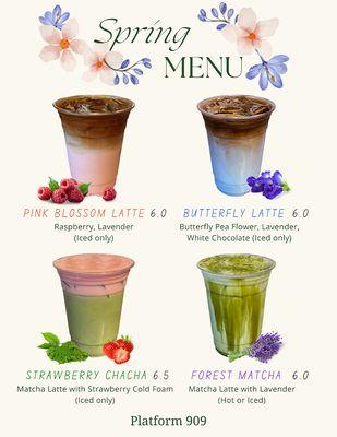 2024 Spring Drink Menu!