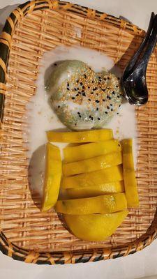 Mango Pandan sticky rice