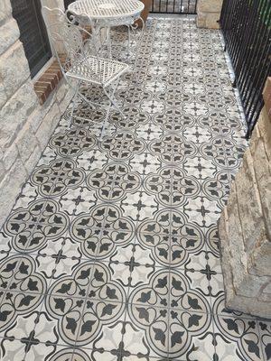 Outdoor designer tiles