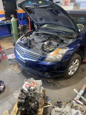 Replacing an engine