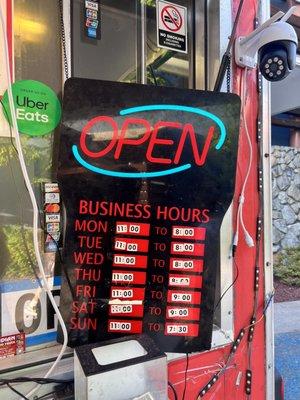 Business Hours