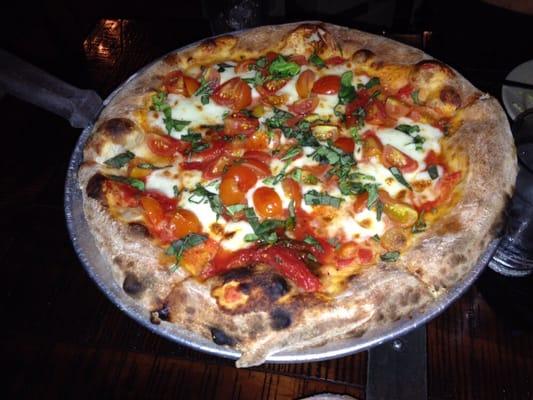 MARGHERITA pizza from wood fired oven