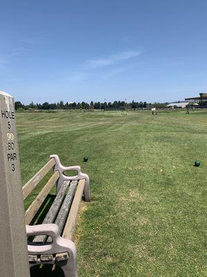 Hole 5 beautiful warm day