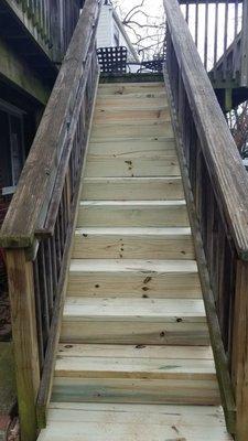 New stairs