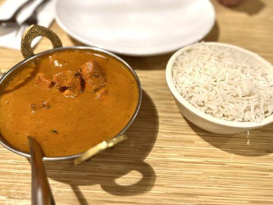 Chicken Butter Masala & Basmati Rice