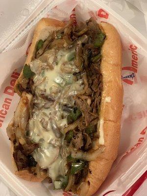 Philly Cheesesteak with Extra Cheese