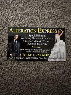 Alteration Express