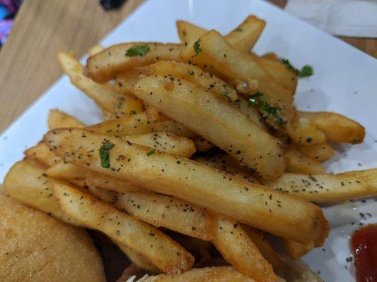 Garlic Fries - not very garlicky