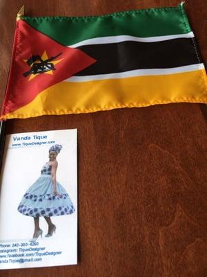 National flag. Pretty clothes made by Vanda.