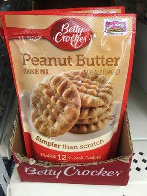 Betty Crocker peanut butter cookie mix