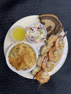 Grilled Shrimp Skewers from Friday Night Fish Fry!