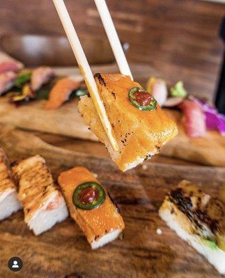 great torched sushi options at affordable prices ~ @seattle.food.diva