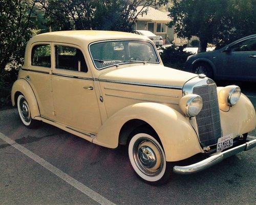 1953 Mercedes 170S.  Just restored at Glenn's