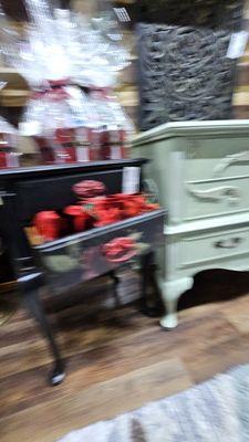 Black Painted Table $125