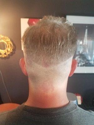 High and tight fade